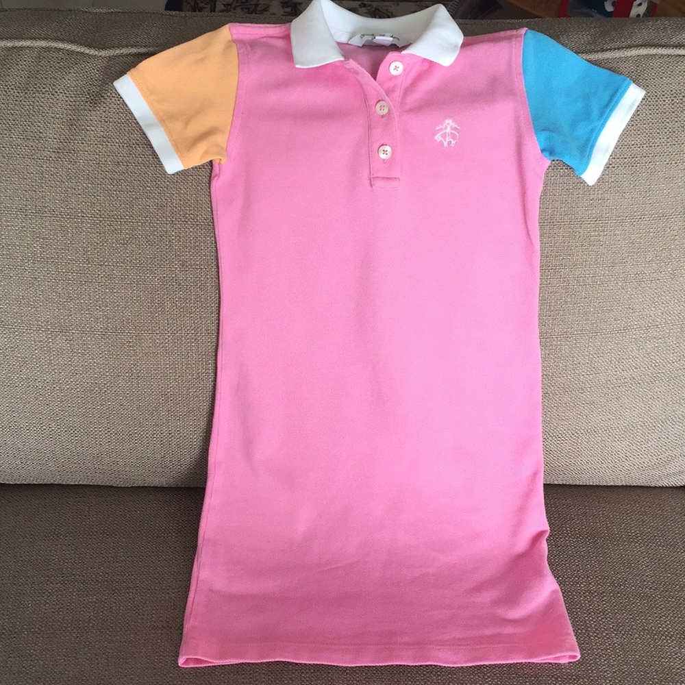 Girls Brooks Brothers fleece Polo dress